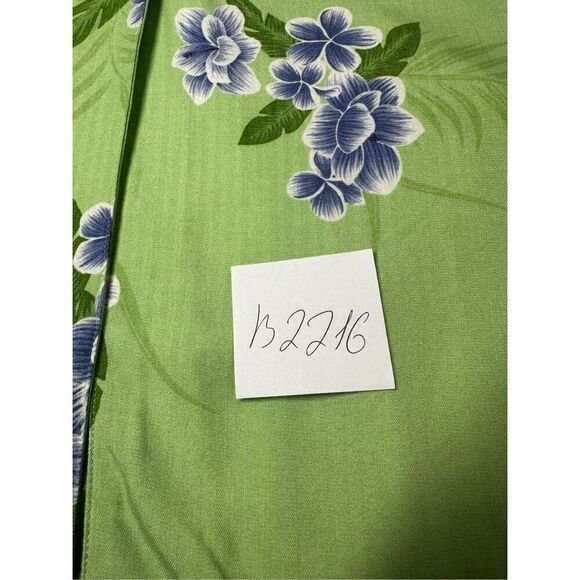 Original Island Sport Romantic Hawaiian Dress Button Down Sleeveless Size 16 - Picture 13 of 14